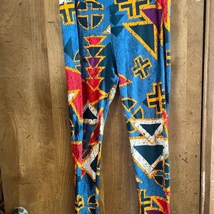 Colorful Geometric Pattern Leggings